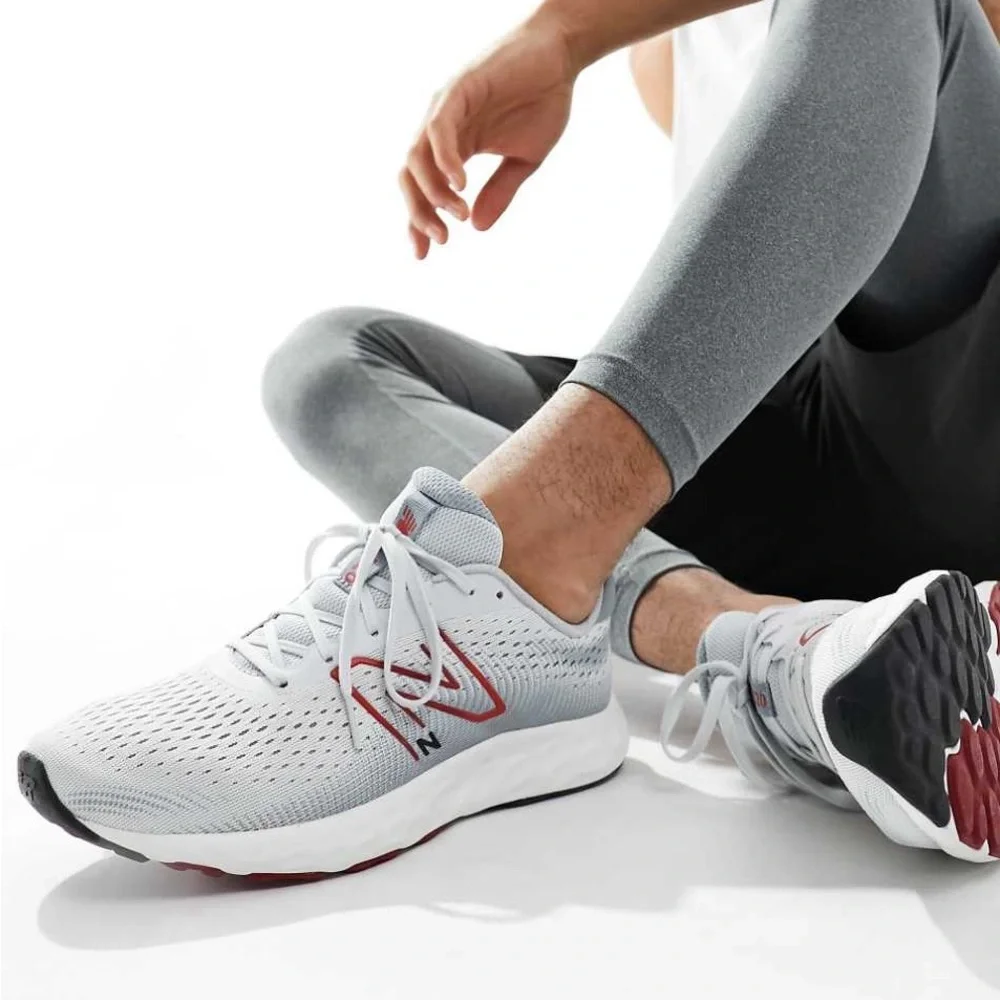 New Balance Light Gray Athletic Shoes - Picture 4 of 9